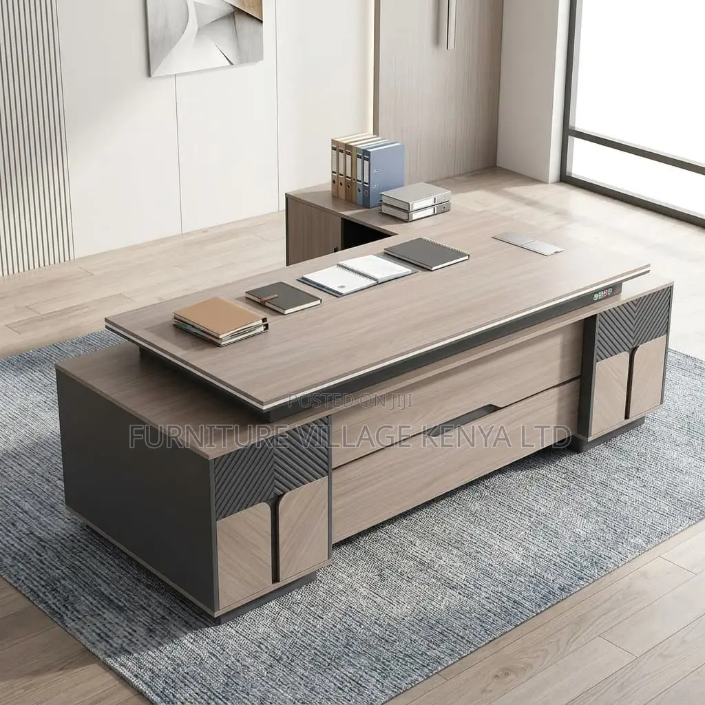 240cm L-Shaped Directors Table.