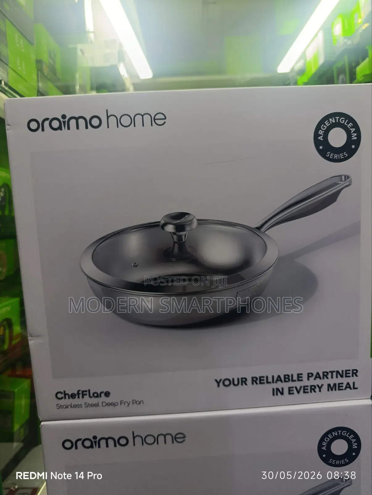 Oraimo Chefflare Durable Premium Stainless Steel Deep Fry Pan