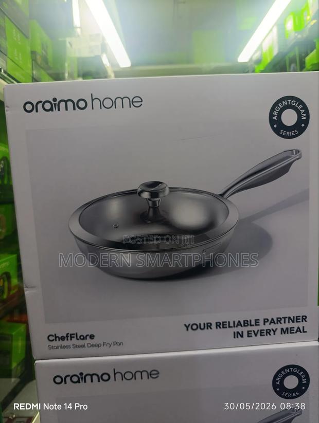 Oraimo Chefflare Durable Premium Stainless Steel Deep Fry Pan