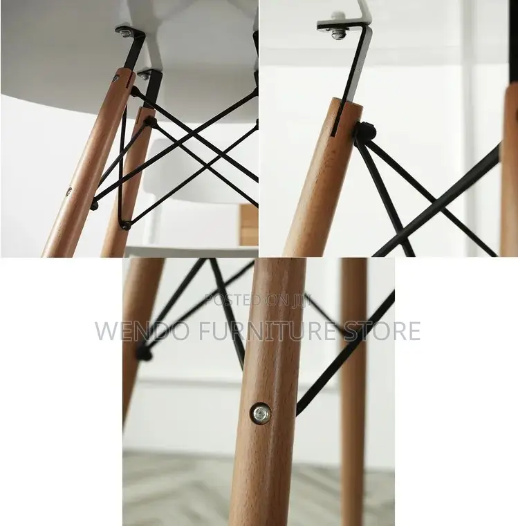 Home Tables; Round Imported Eames Dining Tables