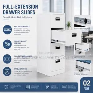Four Drawer Filing Cabinet.