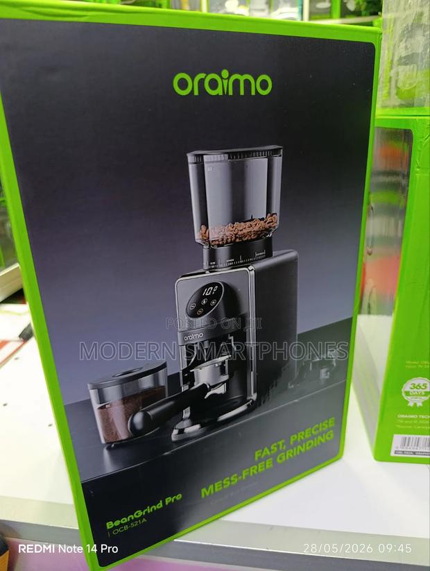 Oraimo Beangrind Pro Precision Smart Control Conical Burr Grinder - thumbnail 2
