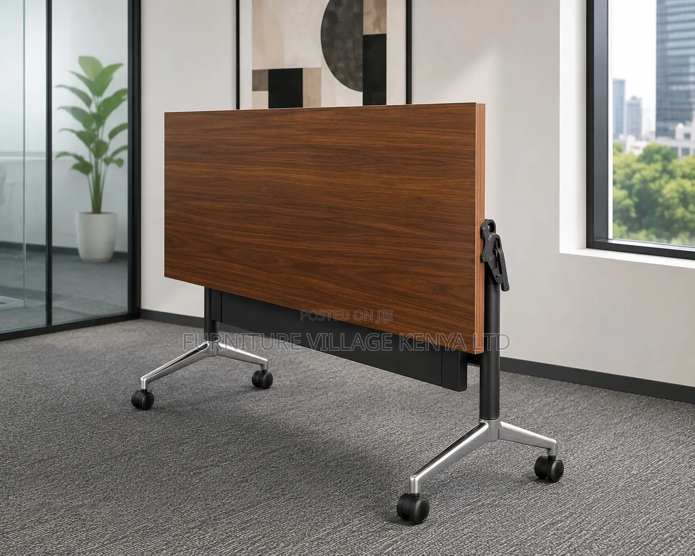 8-Seater Foldable Conference Table.
