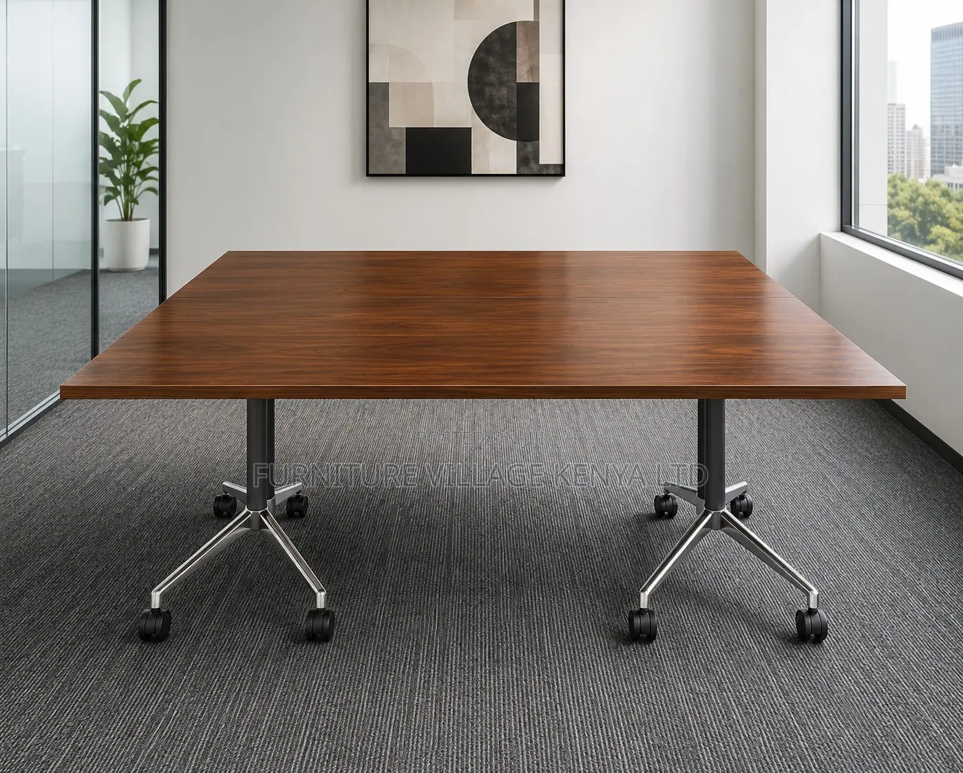8-Seater Foldable Conference Table.