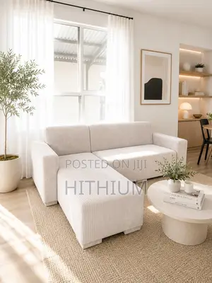 L-Shape Sectional Sofa 4 Seater, for Elegant Living Spaces