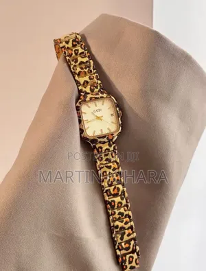 Gedi Ladies Watch-Animal Print Design
