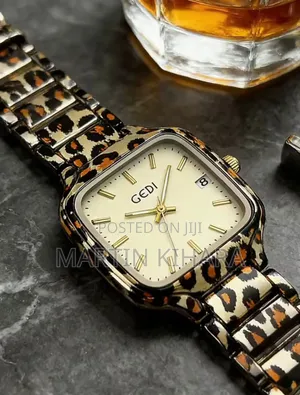 Gedi Ladies Watch-Animal Print Design