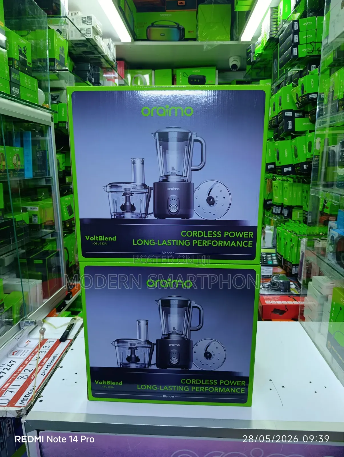 Oraimo Voltblend3-in-1 High Power Multifunctional Rechargeable Blender