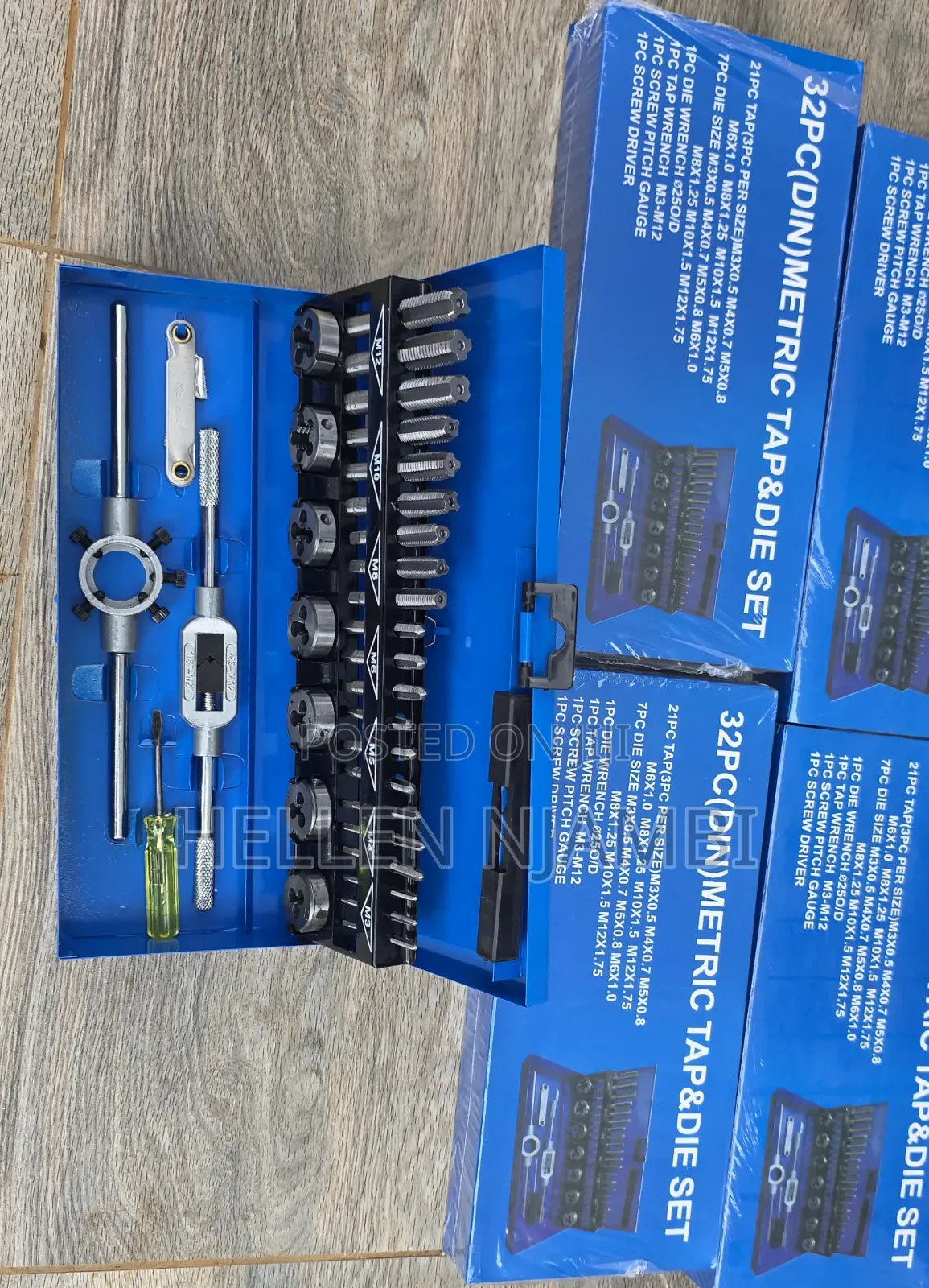 Metric Tap and Die Set (32pieces)