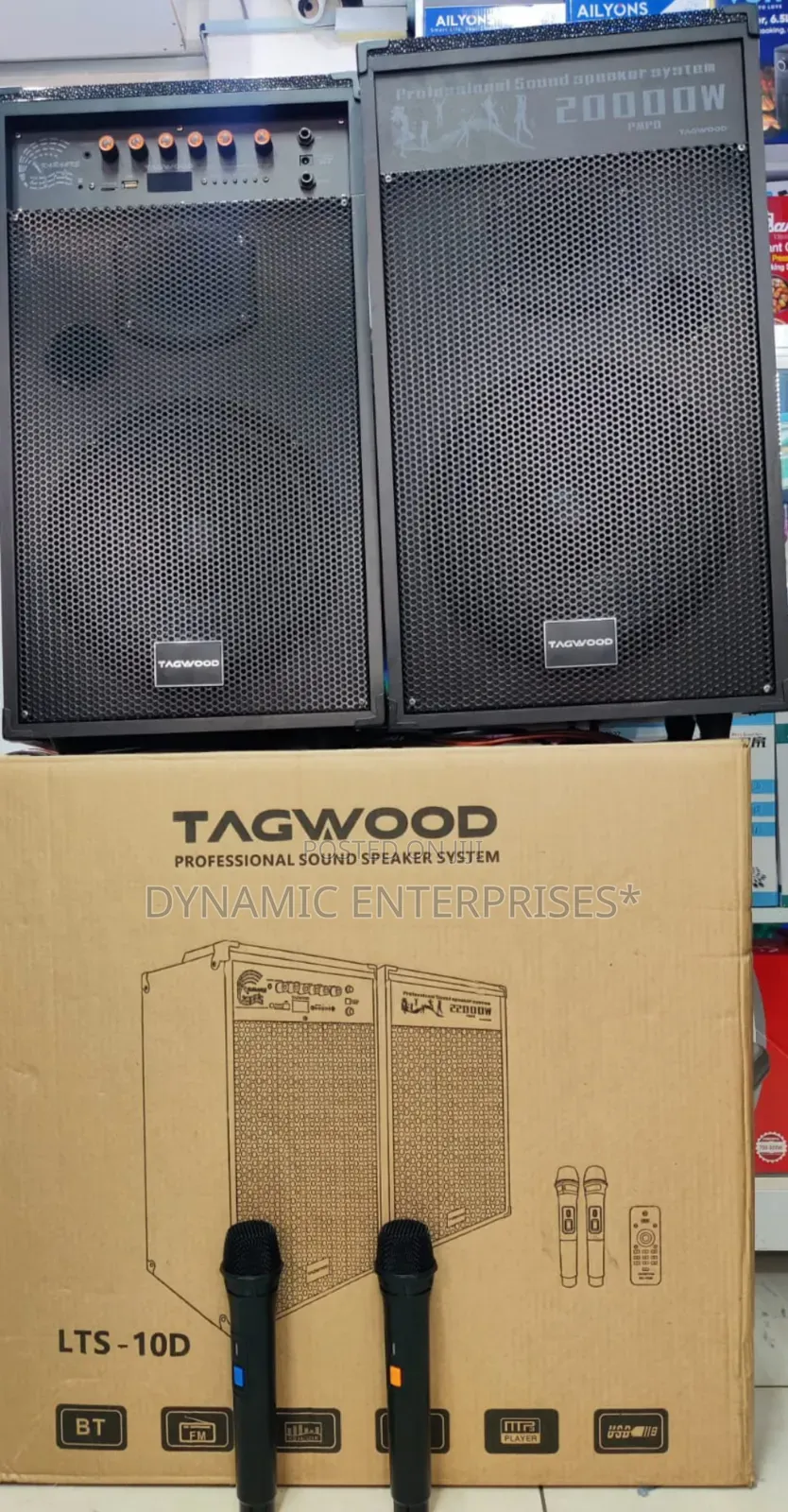 *Tagwood 10d at 13,500* *Comes as a Pair* *Has Two Microphones*