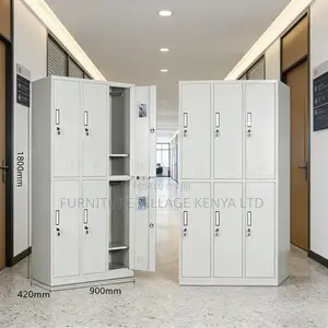 6-Locker Metallic Cabinet.