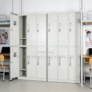 6-Locker Metallic Cabinet.