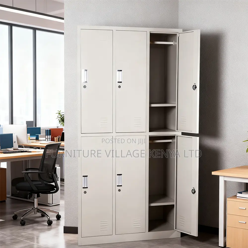 6-Locker Metallic Cabinet.