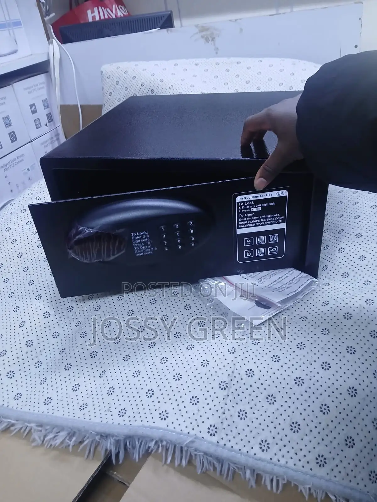 Electronic Keypad Lock Safe Box Home, Office, Hotel, Or Dorm Use