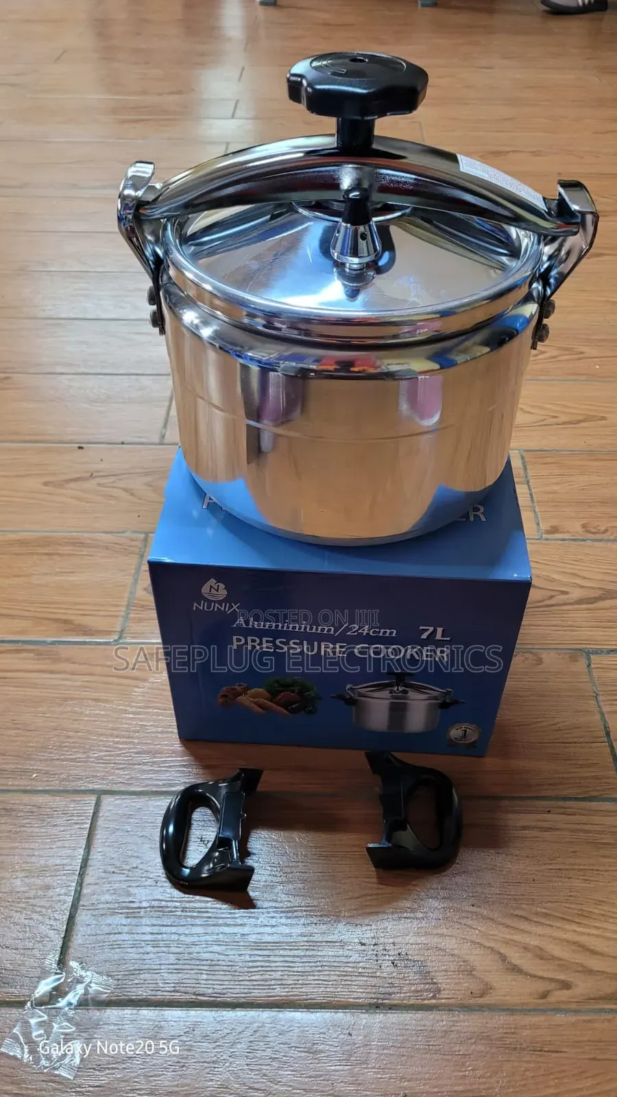 Nunix 7l Aluminium Pressure Cooker – Fast Efficient Cooking