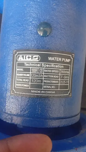 Centrifugal Bare Pump 120m Hd, 120m3/Hr