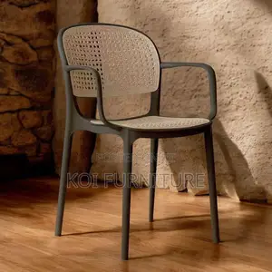 Dining Chair : Modern Stackable Rattan Plastic Chairs