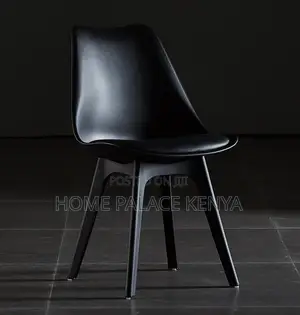 Household Chair: Durable Plastic Shell Dining Chair With Padded Seat