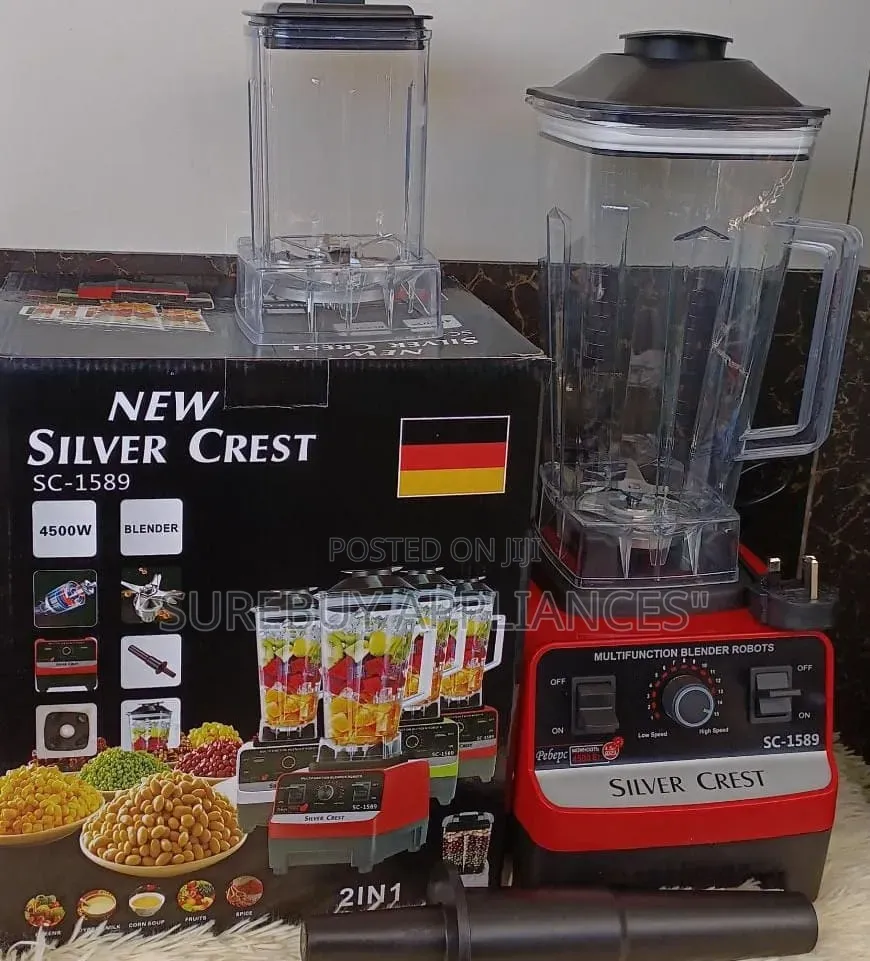 Silver Crest Heavy-Duty Commercial Blender Grinder 2l