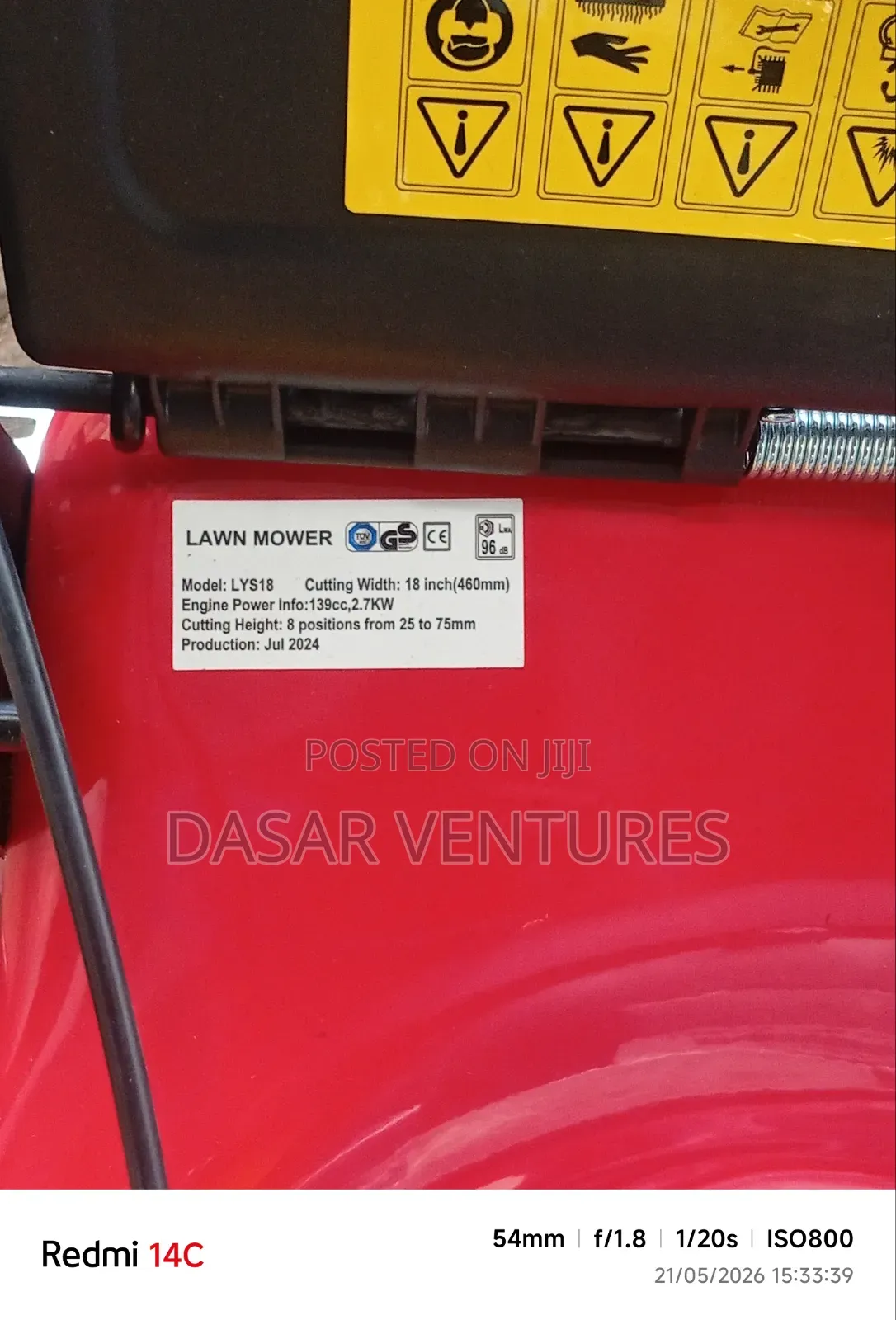 Lawn Mower Machine