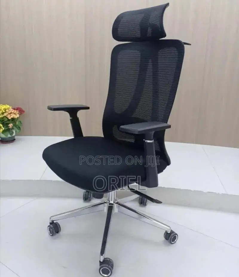 Office Chair : High-Back Office Fabric Chair