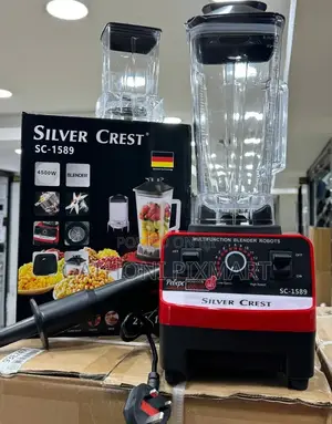 Silver Crest 2-in-1 Commercial Blender 4500w High-Speed Grinder
