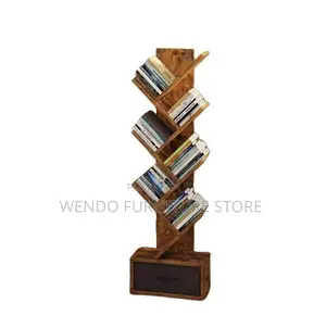 Storage Units; Wooden Tree Design Bookshelf