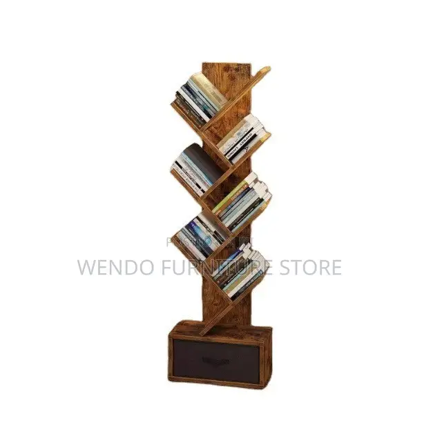 Storage Units; Wooden Tree Design Bookshelf