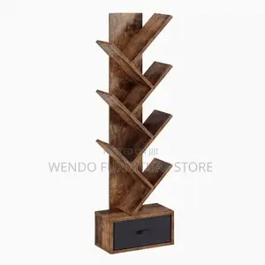 Storage Units; Wooden Tree Design Bookshelf