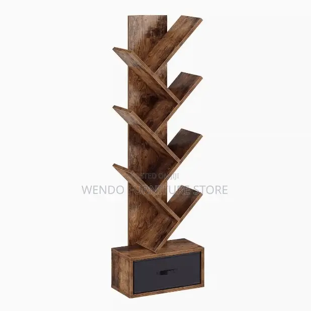 Storage Units; Wooden Tree Design Bookshelf