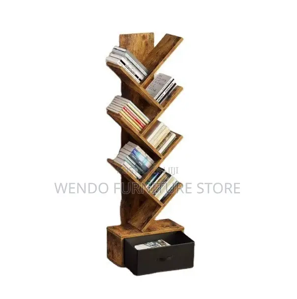 Storage Units; Wooden Tree Design Bookshelf