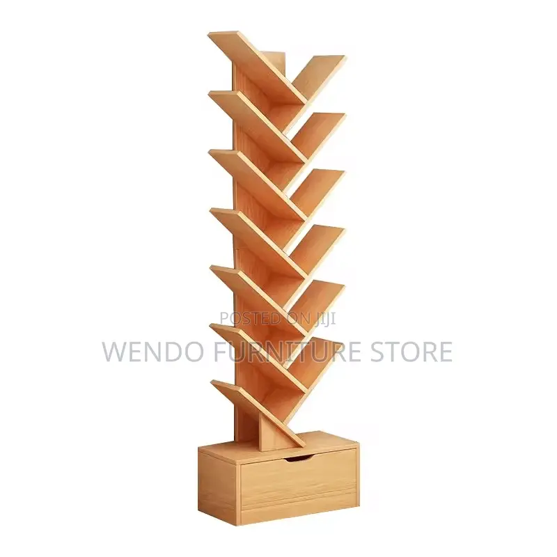 Storage Units; Wooden Tree Design Bookshelf