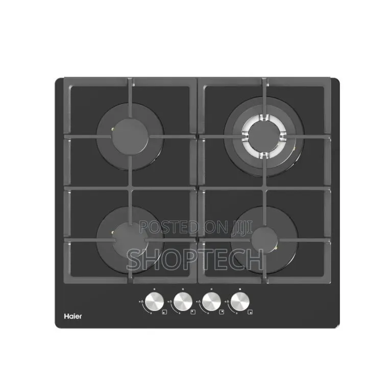 Haier 4-Burner Built-in Cooker Hob-S460fbt – Premium Black