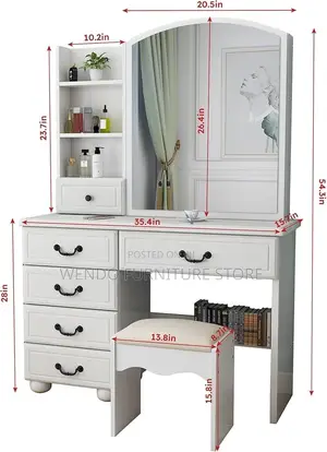 Dressers; Ultimate Perfect Home Girls Vanity Sets
