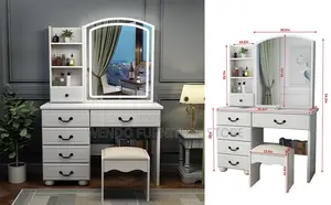 Dressers; Ultimate Perfect Home Girls Vanity Sets