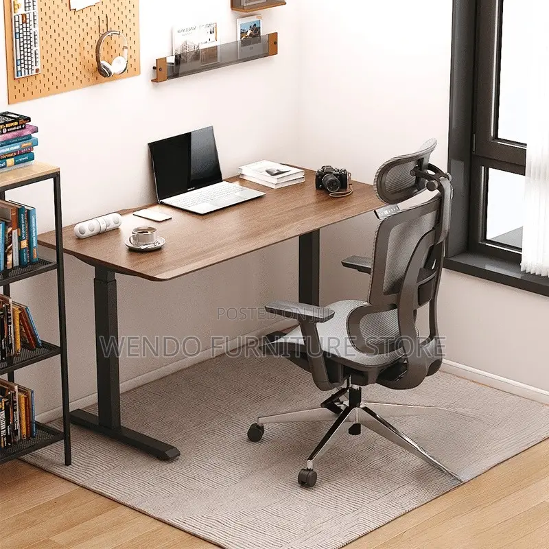 Office Desk; 1.2 Meters Electric Desk With Lift System