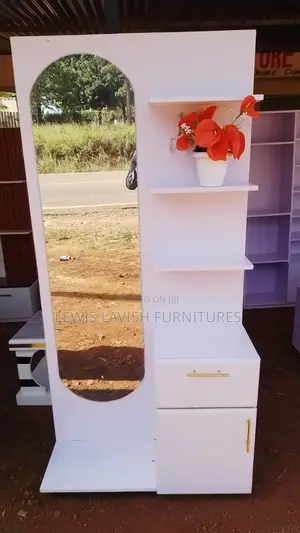White Dresser With Mirror
