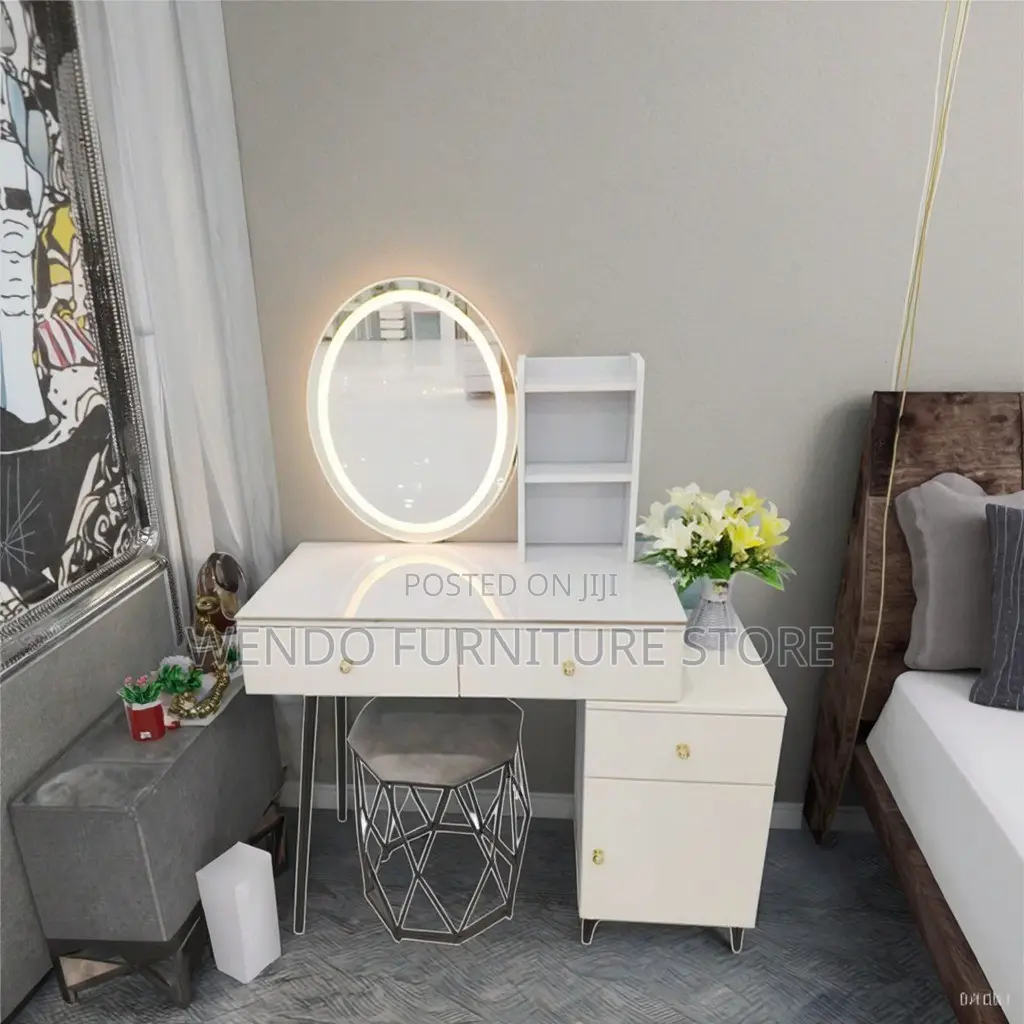 Dressers; Home Interior Make Up Dressing Vanity Set