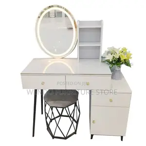 Dressers; Home Interior Make Up Dressing Vanity Set
