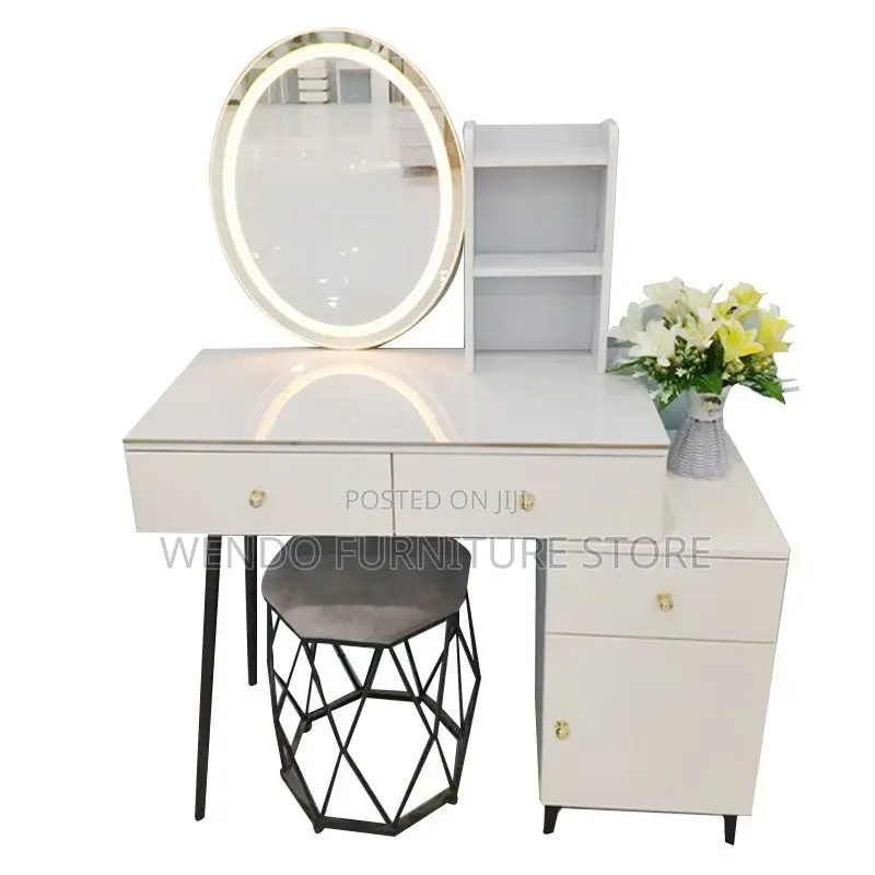 Dressers; Home Interior Make Up Dressing Vanity Set