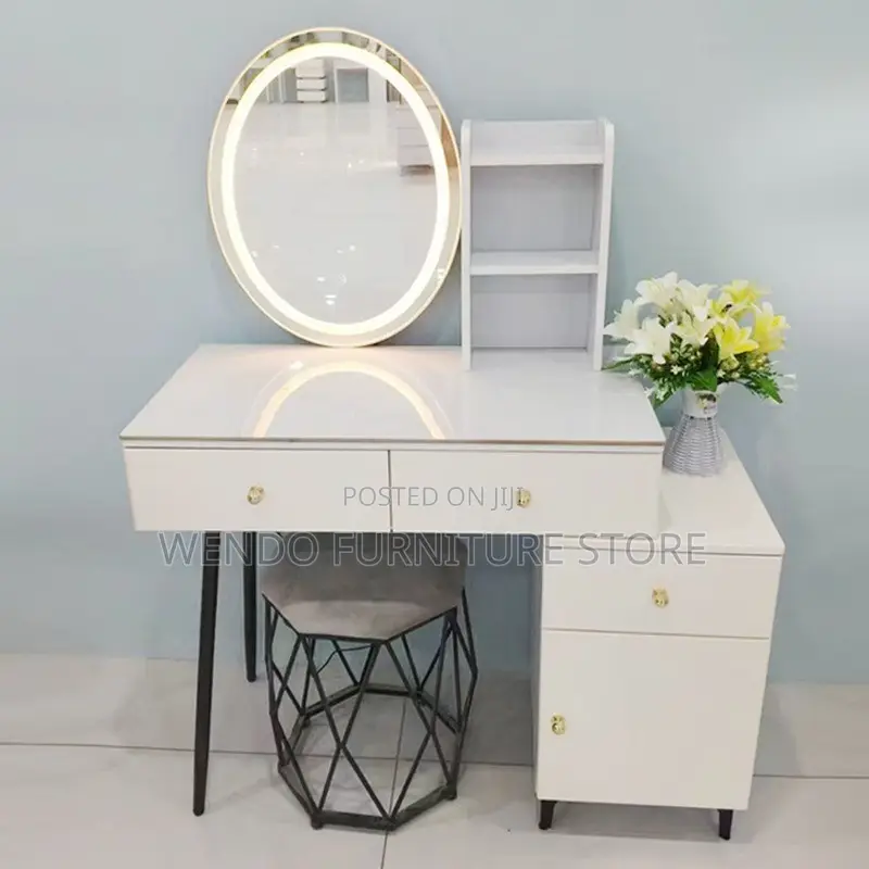 Dressers; Home Interior Make Up Dressing Vanity Set