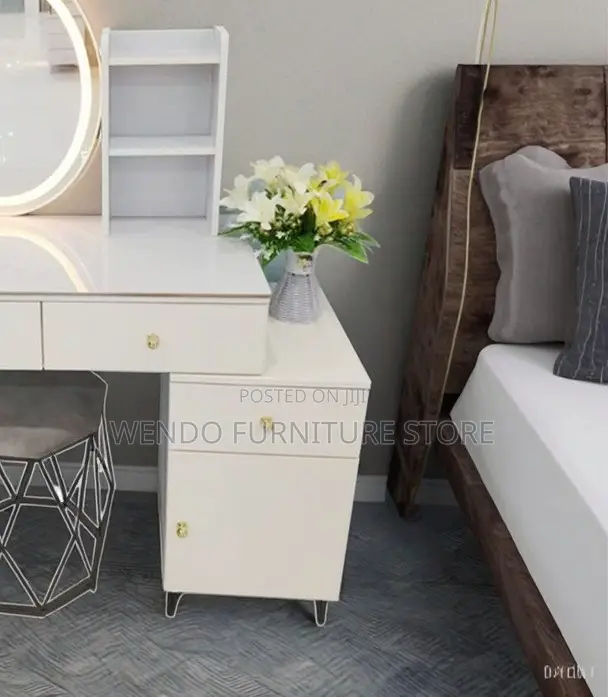 Dressers; Home Interior Make Up Dressing Vanity Set