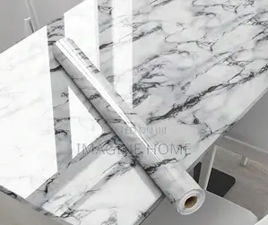 Quick Make Over With Marble Contact Paper