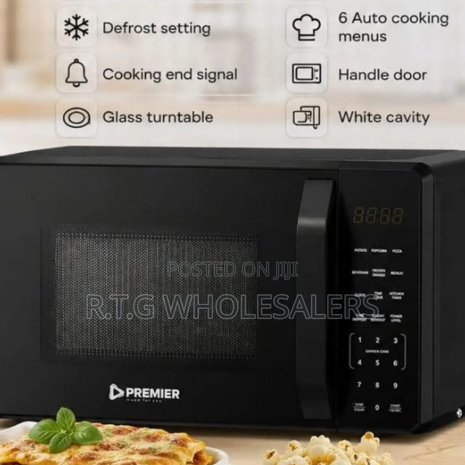 Premier 20l Digital Microwave Oven With Grill