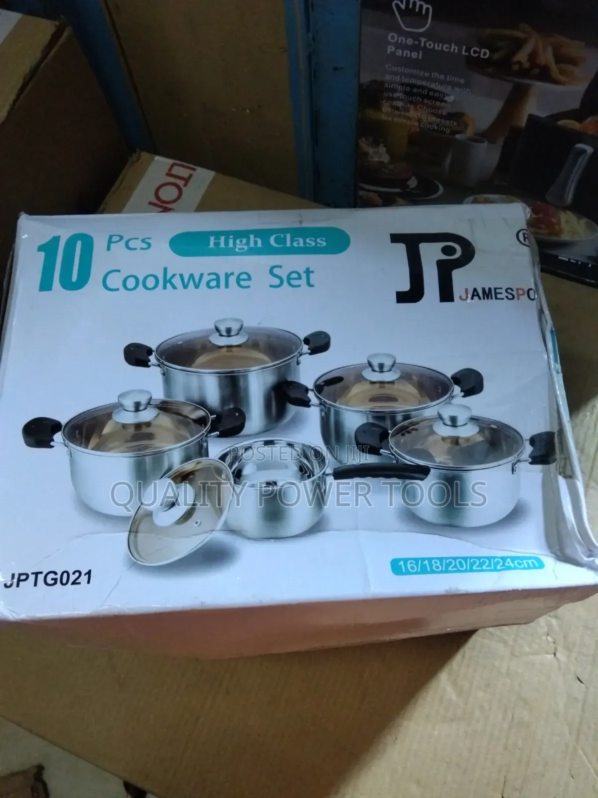 Jamespot 10-Piece Heavy Duty Induction Cookware Set - Non-Stick