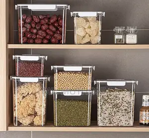 Acrylic 3pcs Set Cereal Storage Containers*