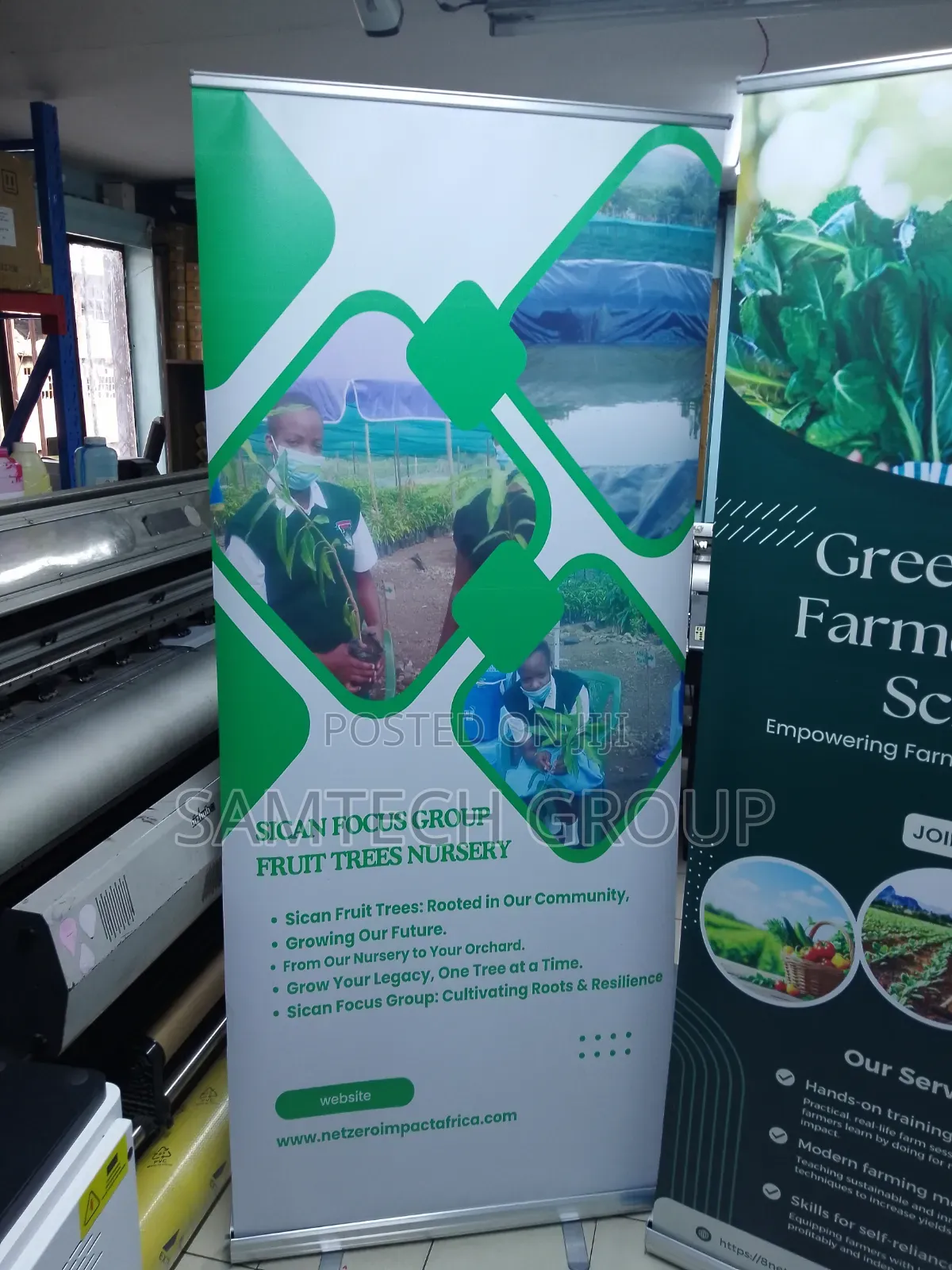 Super Clean Narrow Base Roll Up Stands Available