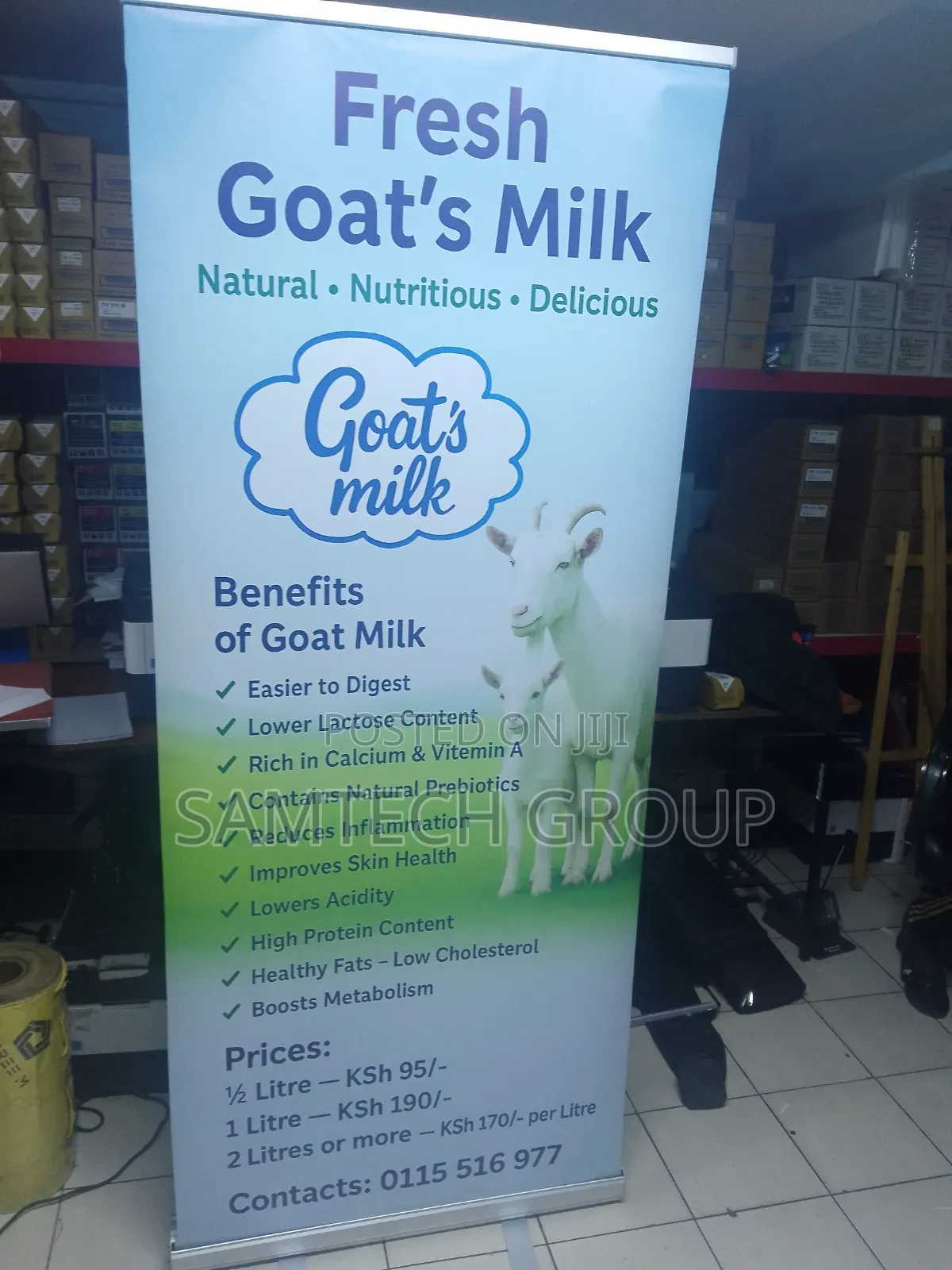Super Clean Narrow Base Roll Up Stands Available