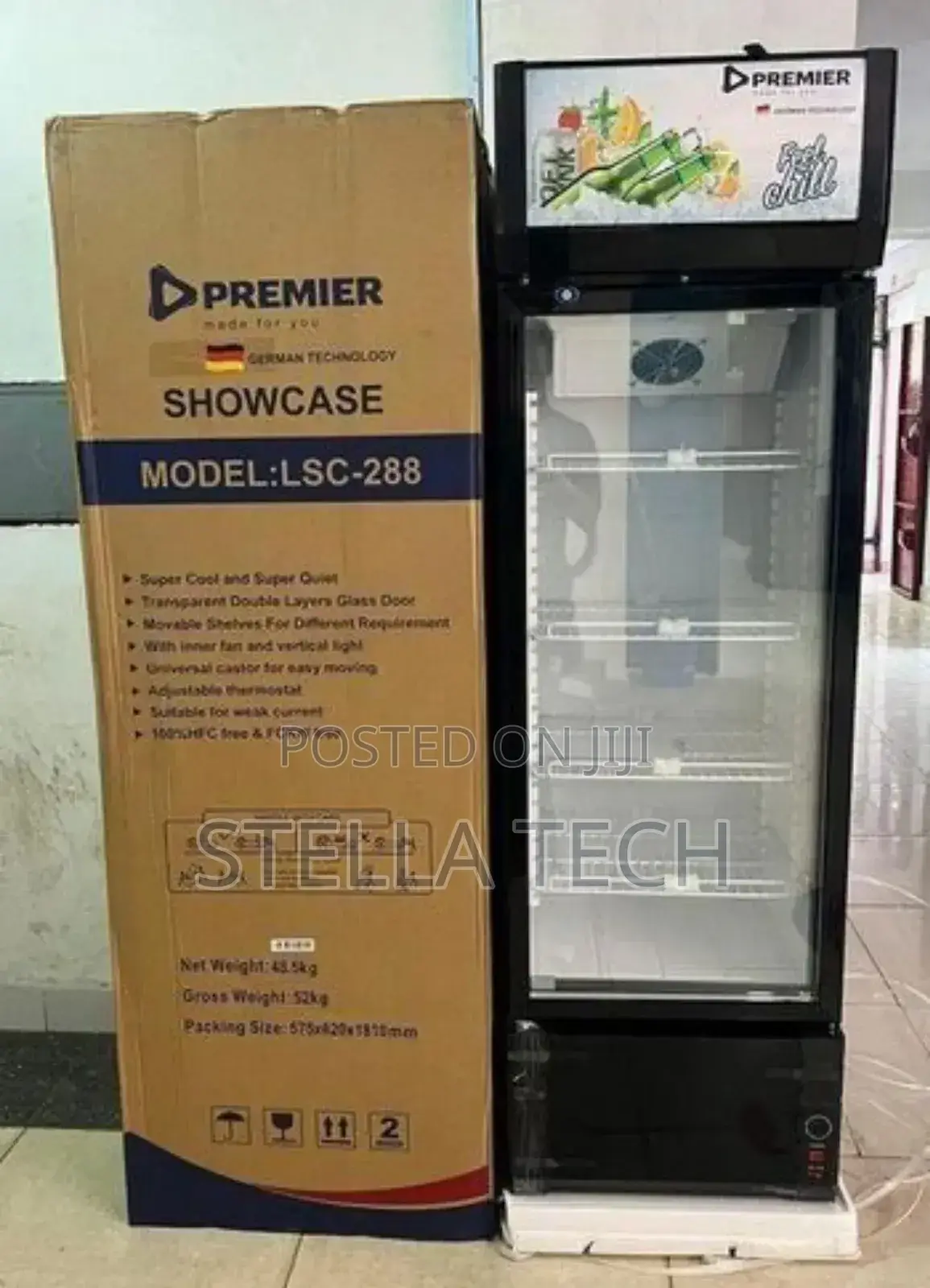 Premier Showcase Refrigerator 358ltrs