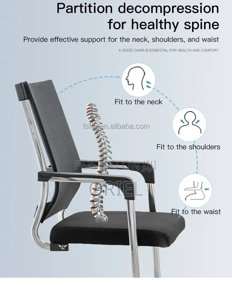 Office Chair : Black Mesh Boardroom Meeting Office Chair